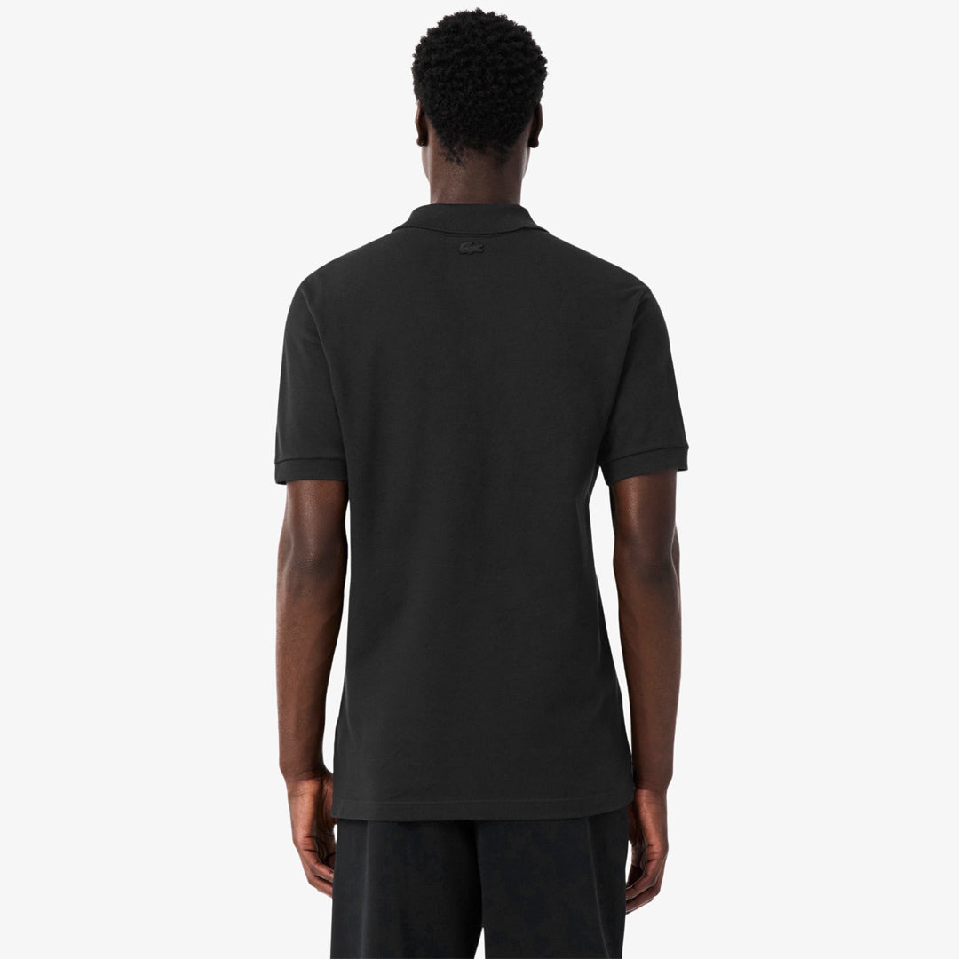 Lacoste Men's Embroidered Petit Pique Polo - Black