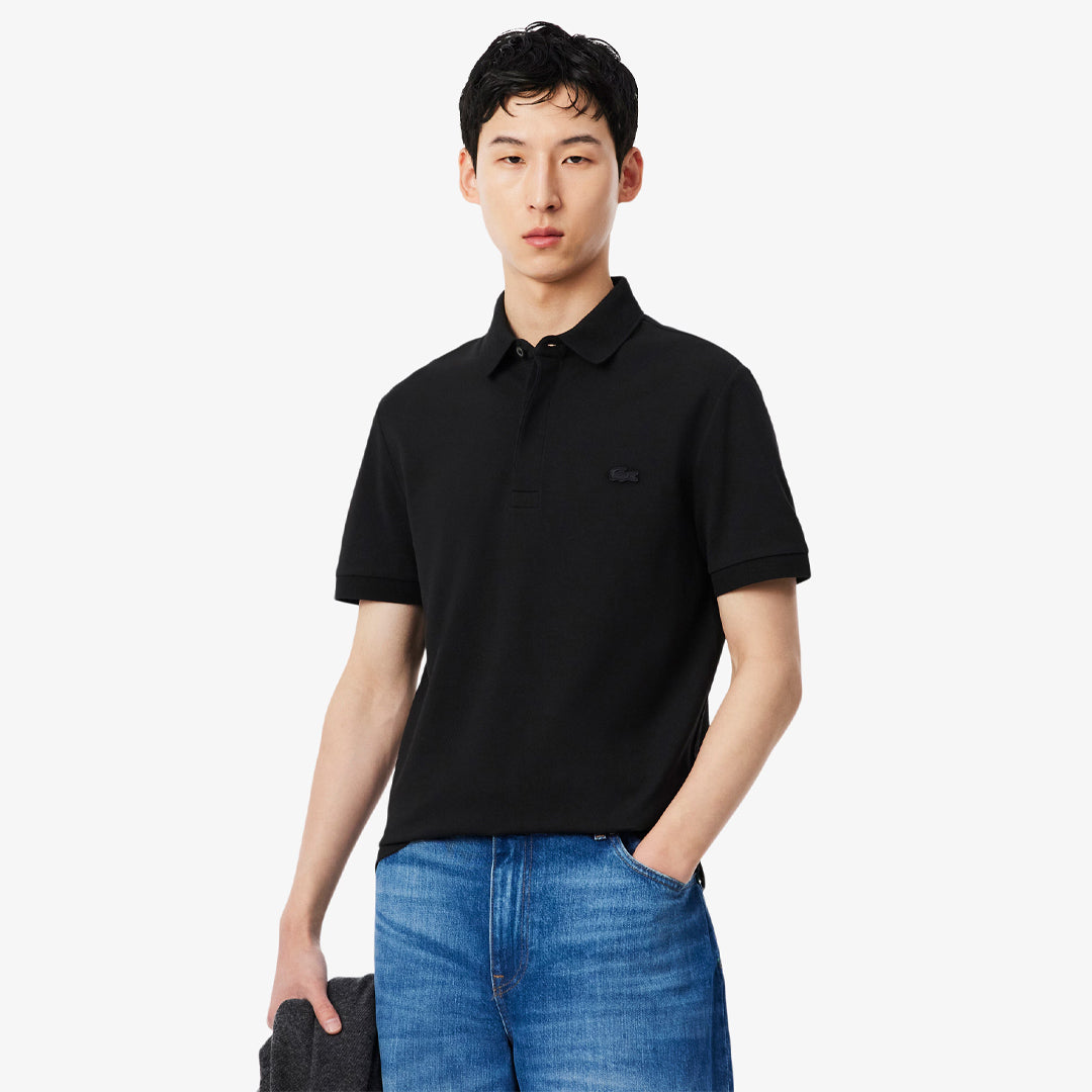 Lacoste Men's Paris Stretch Pique Polo - Black