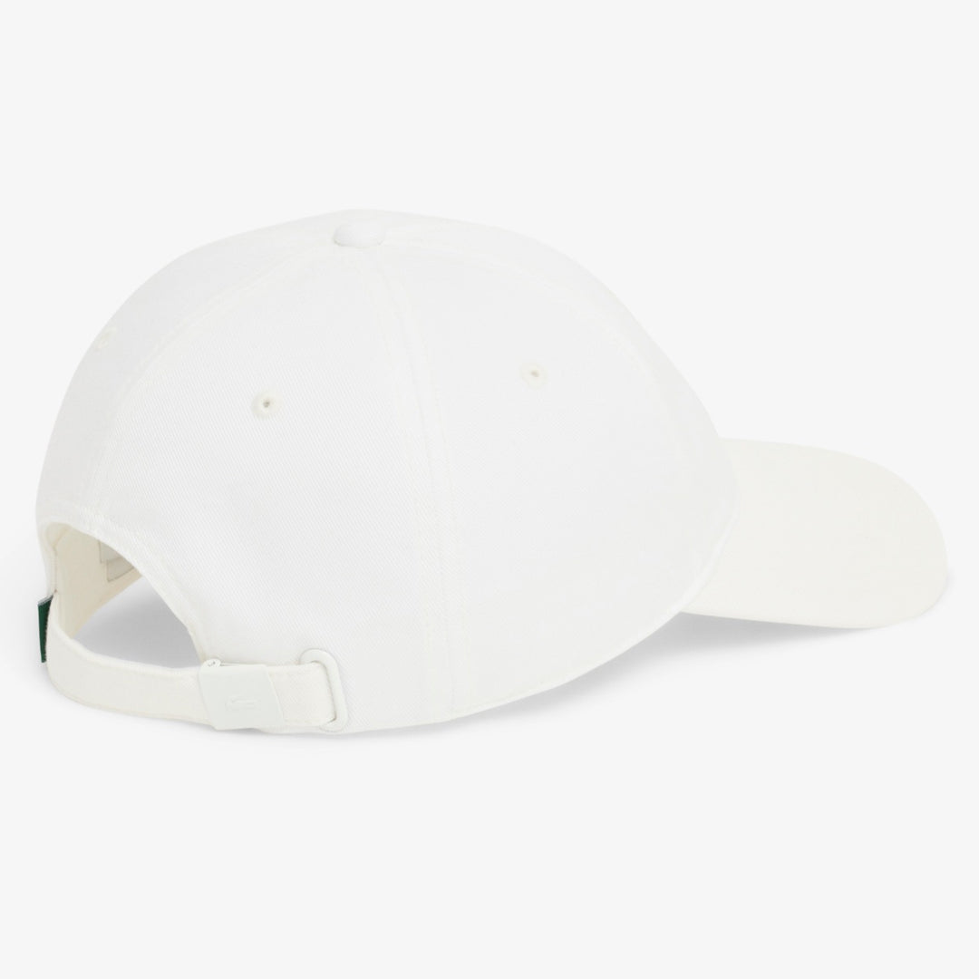 Lacoste Printed Cotton Twill Cap - White/Green