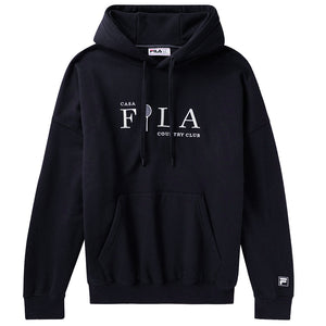 Fila Men's Country Club Hoodie - Fila Navy