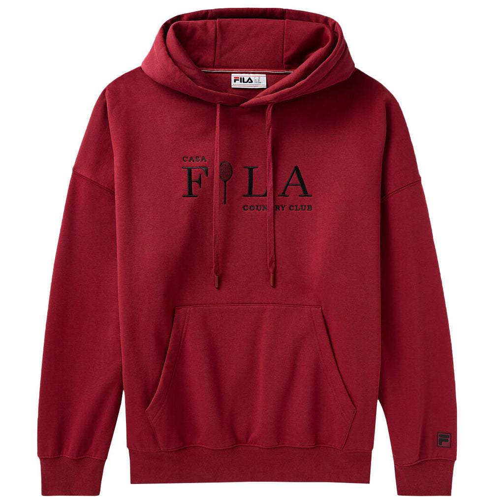 Fila Men's Country Club Hoodie - Tibetan Red