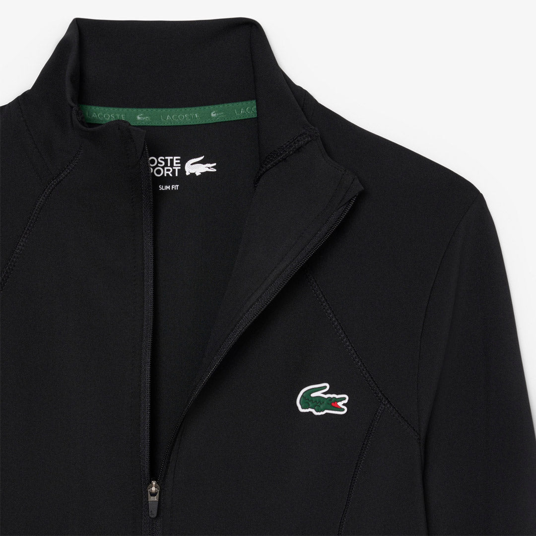 Lacoste Women's Sport Slim Midlayer Jacket - Black