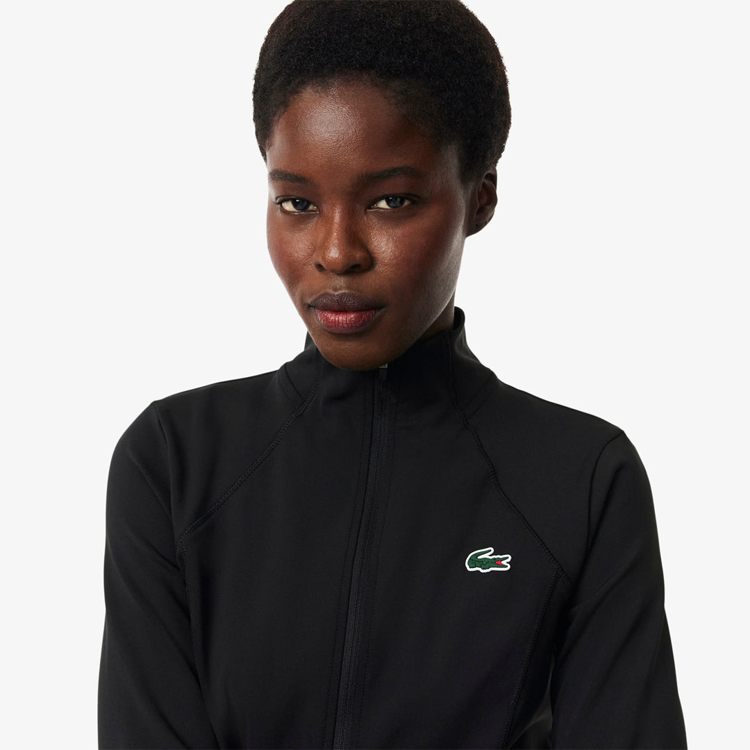 Lacoste Women's Sport Slim Midlayer Jacket - Black