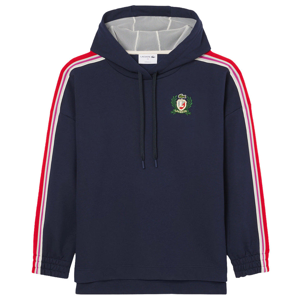 Lacoste Women's Oversized Hoodie - Navy Blue