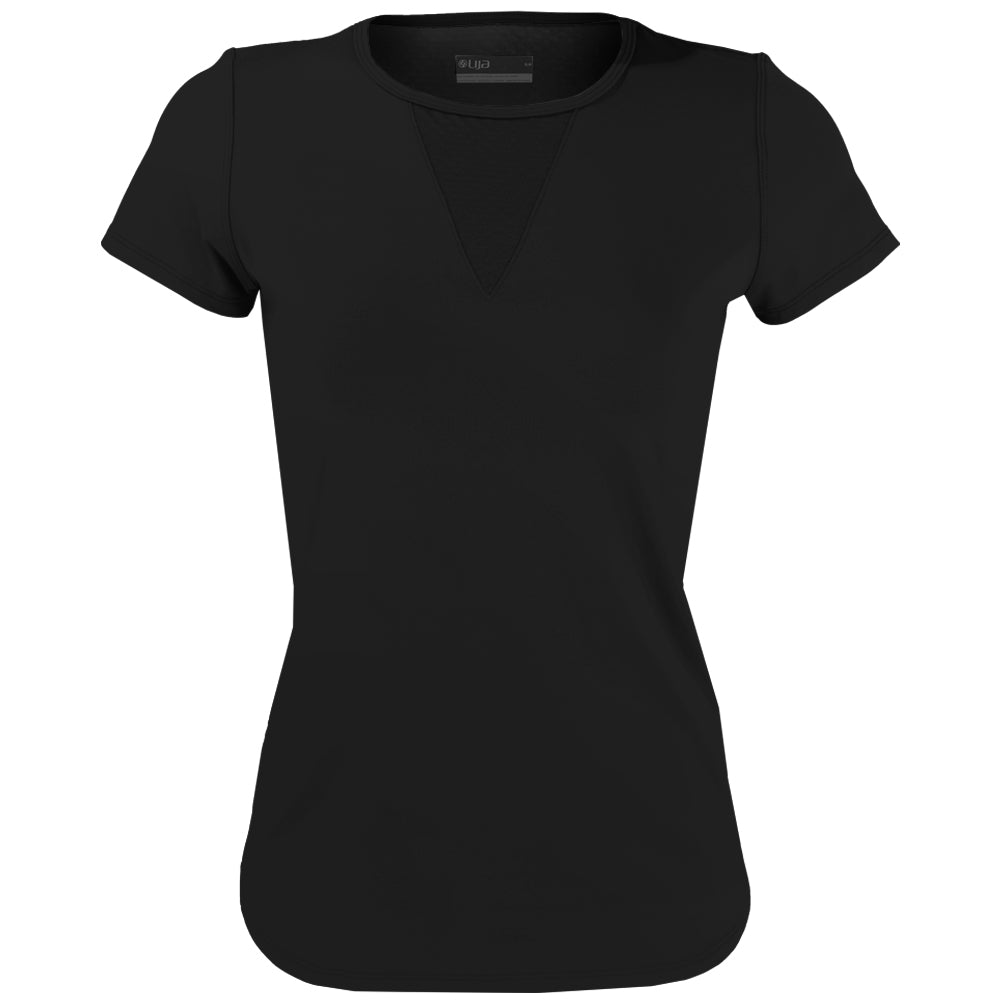 Lija Women's Must Haves Deep V Top - Black