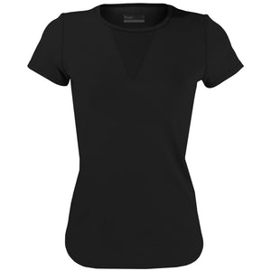 Lija Women's Must Haves Deep V Top - Black