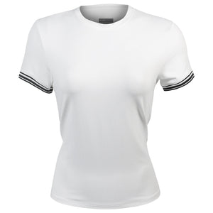 Lija Women's Must Haves Division Tee - White/Black