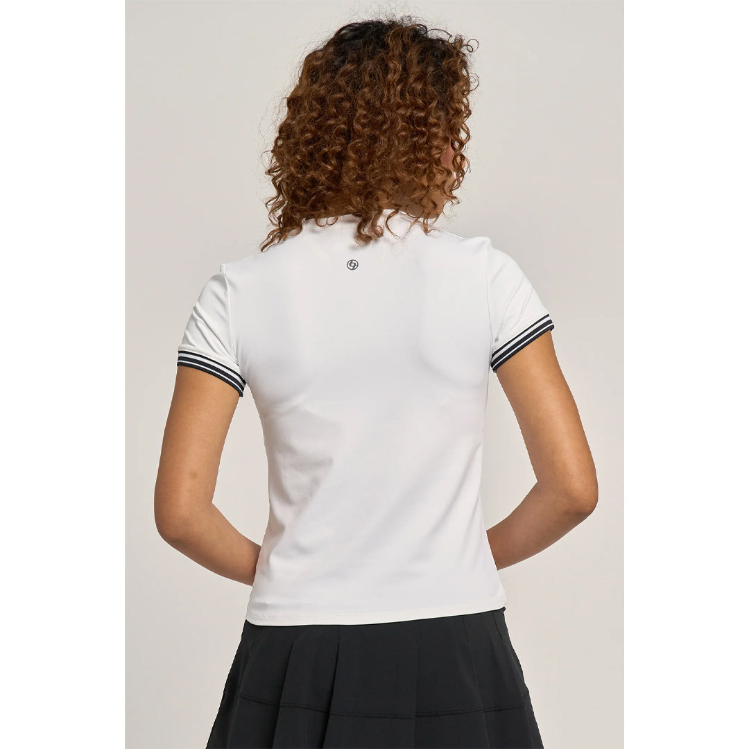Lija Women's Must Haves Division Tee - White/Black