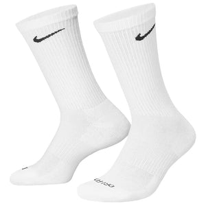 Nike Everyday Plus Cushioned Crew 3 Pack Socks - White