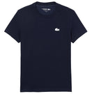 Lacoste Women's Ultra Dry Technical Cotton Tee - Navy Blue