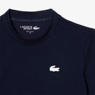 Lacoste Women's Ultra Dry Technical Cotton Tee - Navy Blue