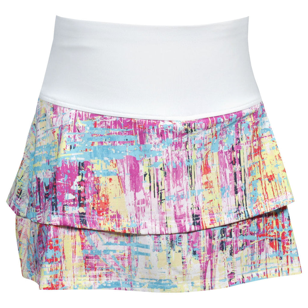 Fila Girls Ruffle Skort - White/Multi