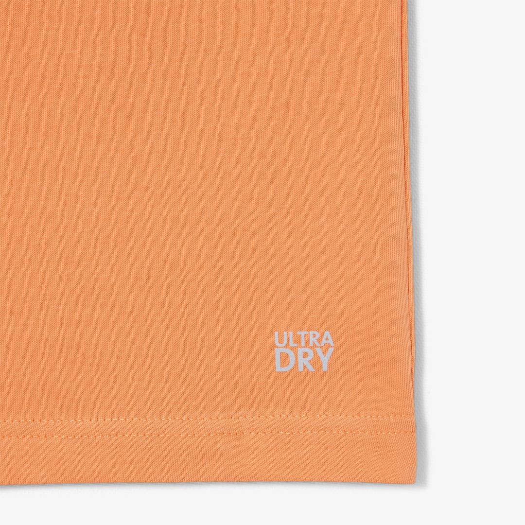 Lacoste Men's Ultra Dry Crocodile Graphic Tee - Orange
