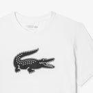 Lacoste Men's Logo Sport Tee - White/Black