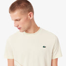 Lacoste Men's Ultra Dry Printed Tee - Cream