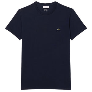 Lacoste Men's Pima Cotton Tee - Navy Blue