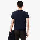 Lacoste Men's Pima Cotton Tee - Navy Blue