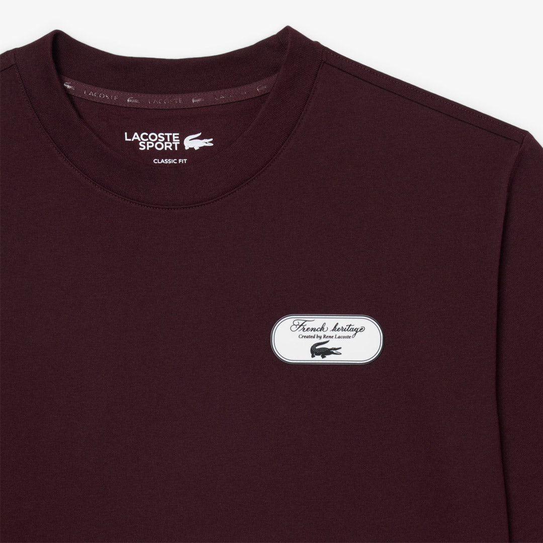 Lacoste Men's Heritage Tennis Tee - Oxalis