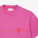 Lacoste Men's Paris Printed Tee - Pink