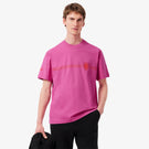 Lacoste Men's Paris Printed Tee - Pink