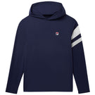 Fila Men's Essentials Longsleeve Hoodie - Fila Navy/White