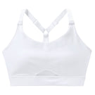 Fila Women's Medium Support Adjustable Strap Bra - White