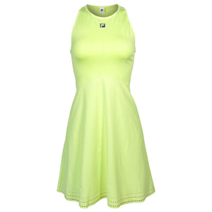 Fila Women's Ace Seamless Dress - Shadow Lime/Skipper Blue