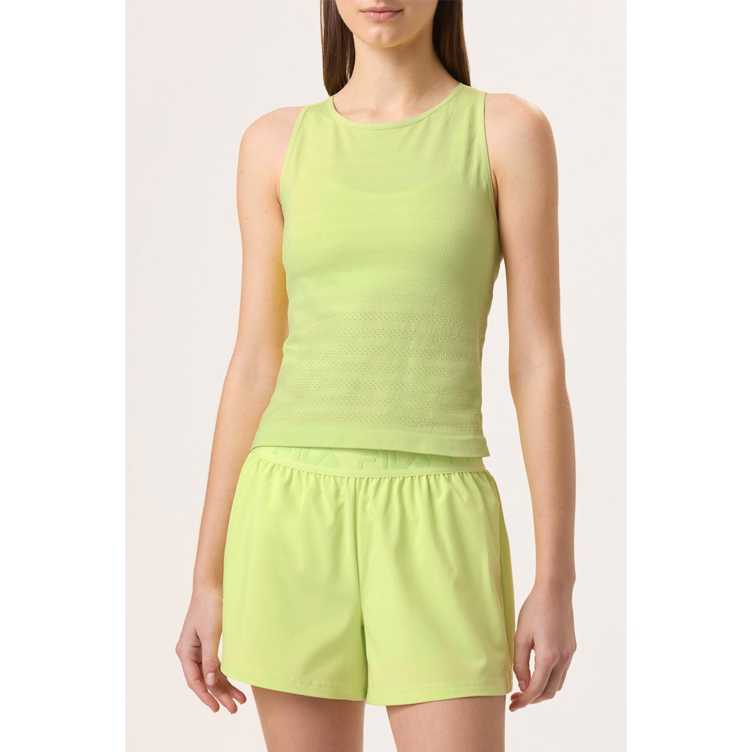 Fila Women's Ace Seamless Tank - Shadow Lime