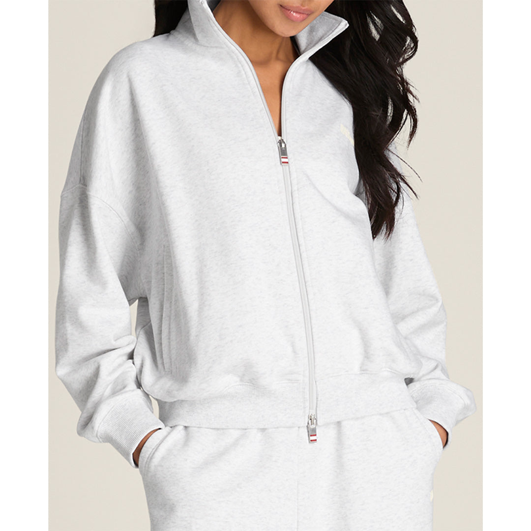 Wilson Women's Full Zip Sweater - Cloud Heather