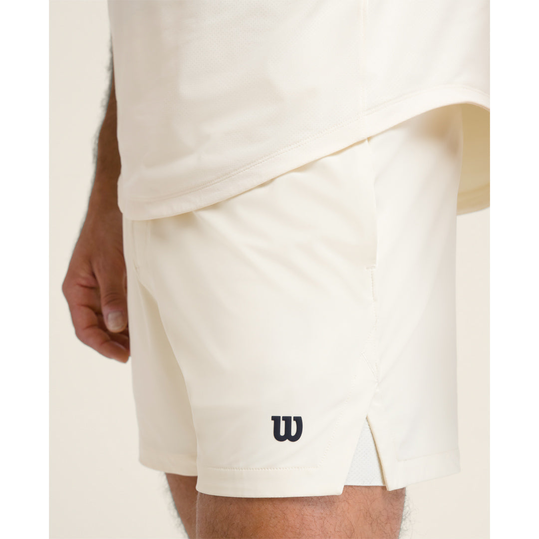 Wilson Men's Set Point 5" Lined Short - Sandrift