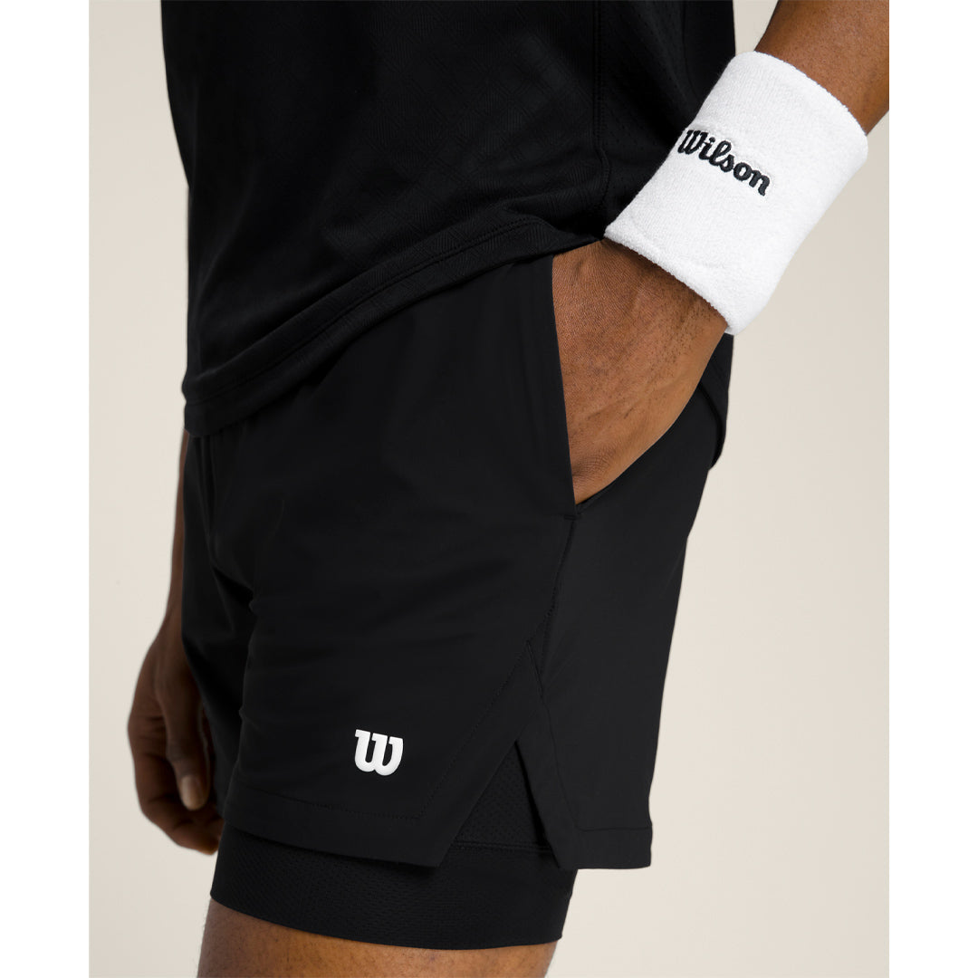 Wilson Men's Set Point 5" Lined Short - Black