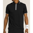 Wilson Men's Advantage 1/4 Zip Polo - Black