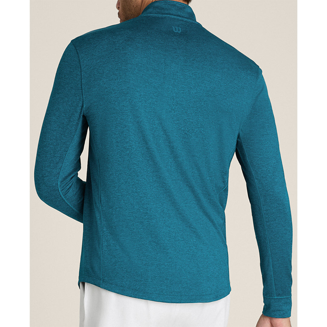 Wilson Men's Everyday Performance Half Zip Long Sleeve - Lyons Blue