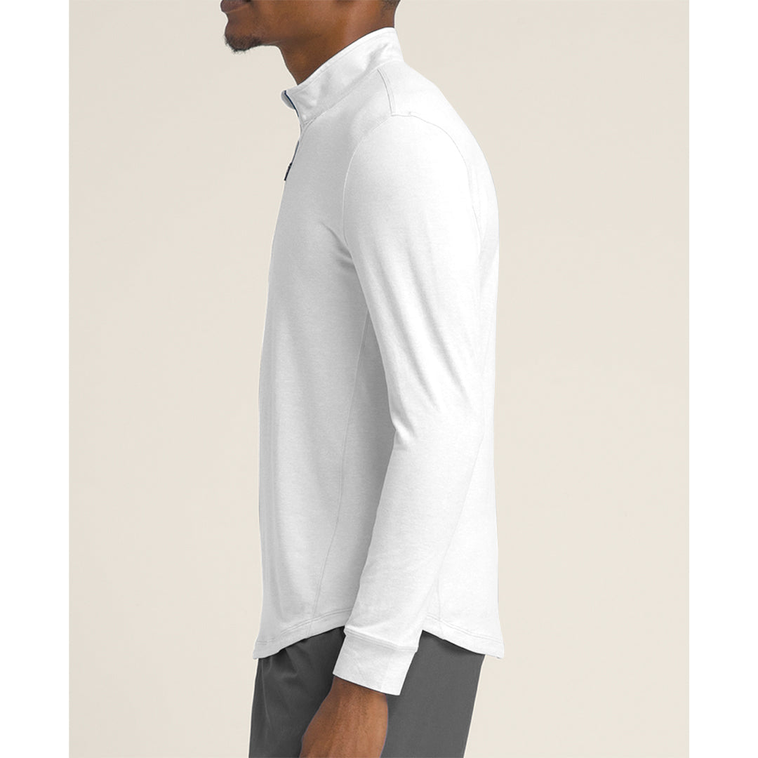 Wilson Men's Everyday Performance Half Zip Long Sleeve - White
