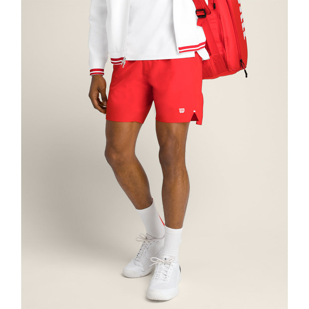 Wilson Men's Tournament V2 7" Unlined Short - Infrared