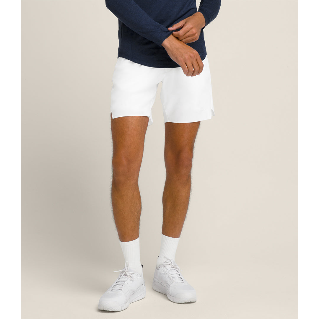 Wilson Men's Tournament V2 7" Unlined Short - White