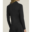 Wilson Women's Brentwood 1/2 Longsleeve Zip - Black