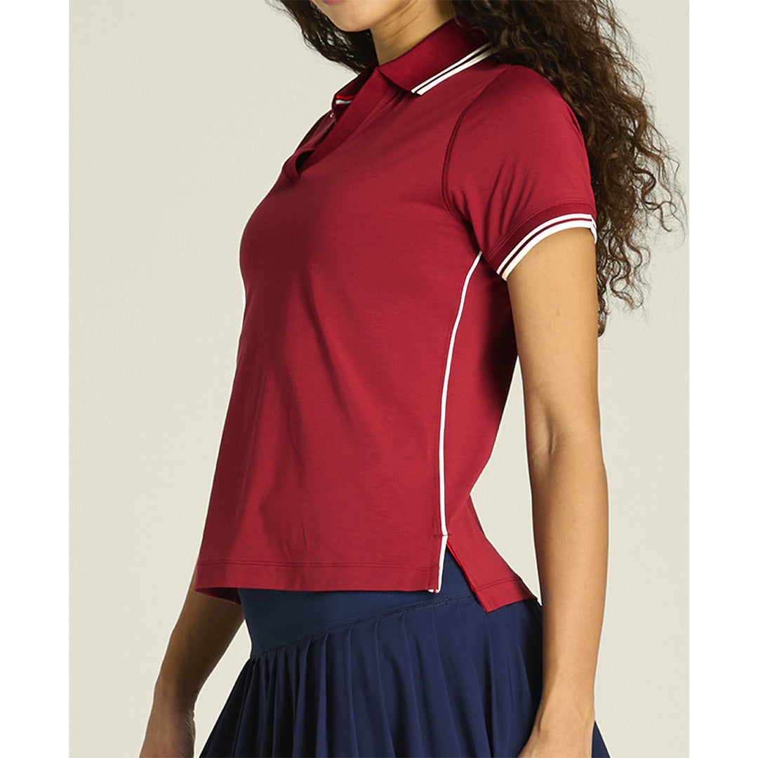 Wilson Women's Club Polo - Cranberry