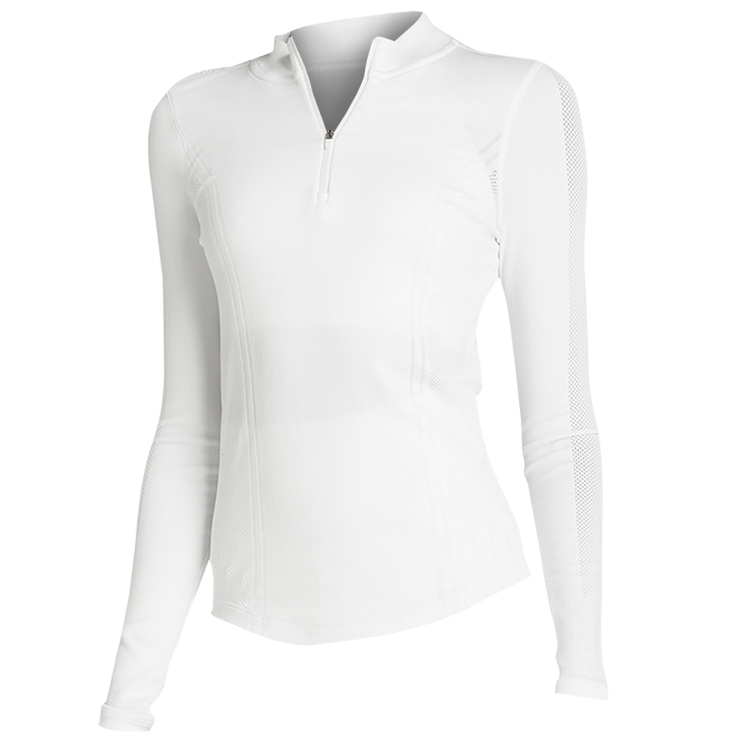 Wilson Women's Pro Seamless 1/2 Zip - White