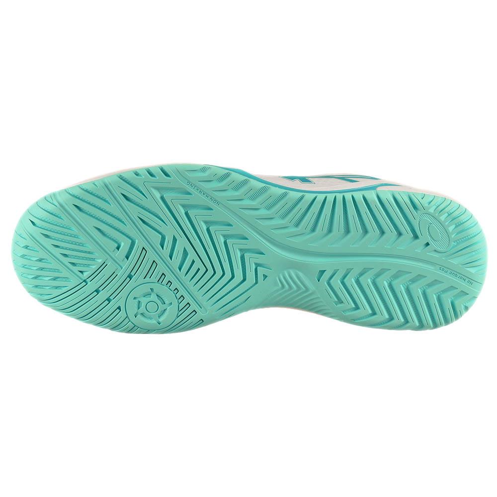 Asics Women's Gel-Dedicate 8 - Pickleball - White/Energy Aqua