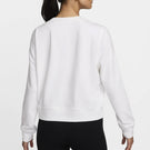 Nike Women's Dri-Fit One Crew-Neck Sweatshirt - White