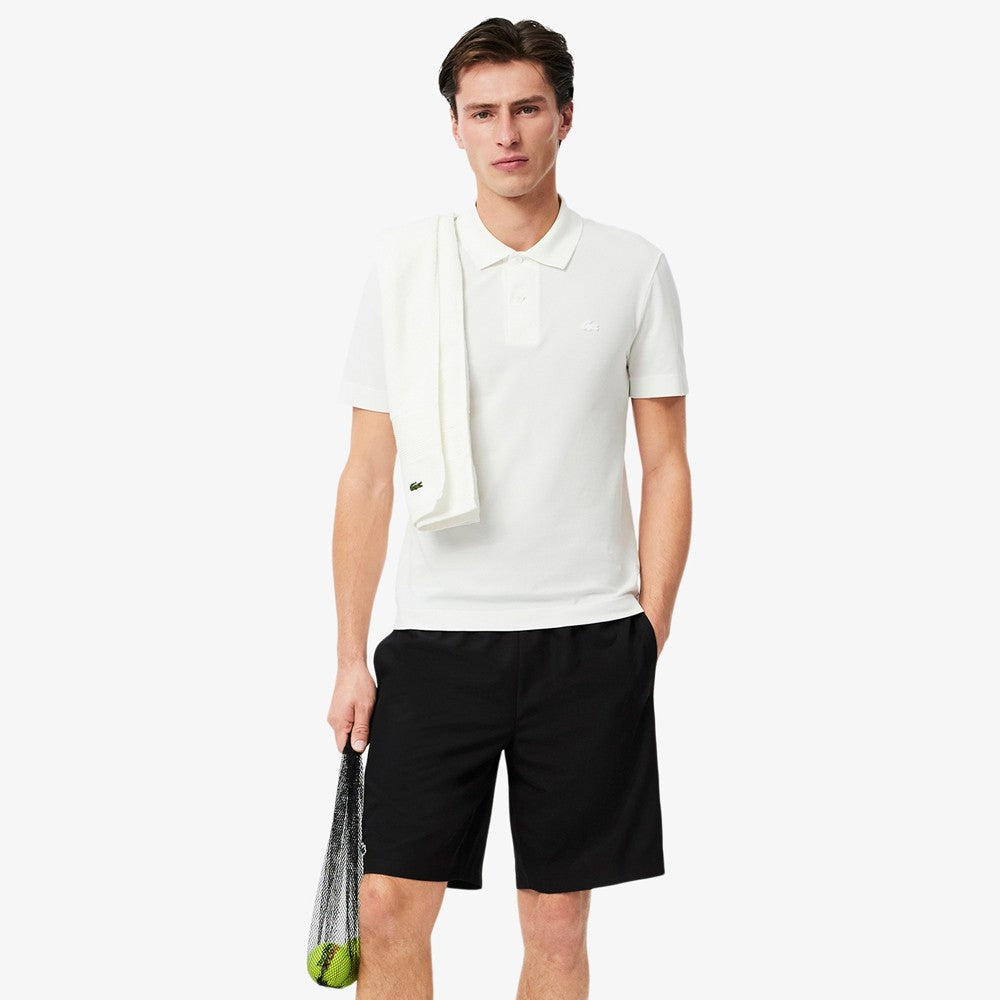 Lacoste Men's Stripe Logo Short - Black