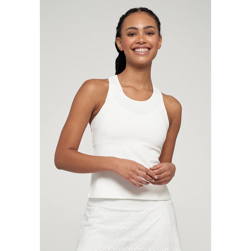 Lija Women's Star Tank - White