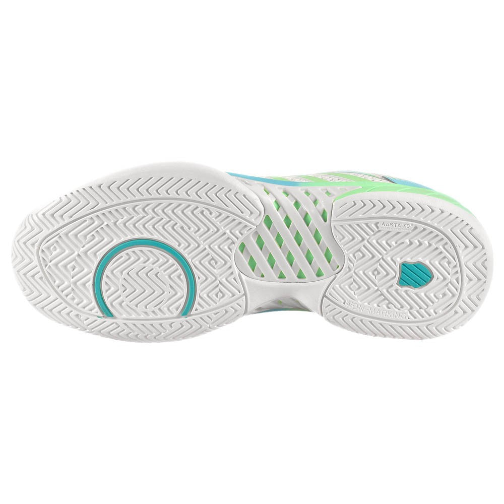 K-Swiss Women's Express Light Pickleball - Wide - Egret/Patina Green