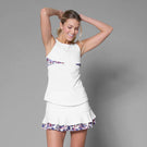 Lija Women's Sweet Escape Center Point Skirt - White/White Blossom