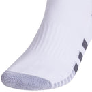 adidas Men's Cushioned Low-Cut 3 Pack Socks - White/Grey