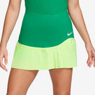 Nike Women's Slam Advantage Pleated Skirt - Stadium Green/ Barely Volt