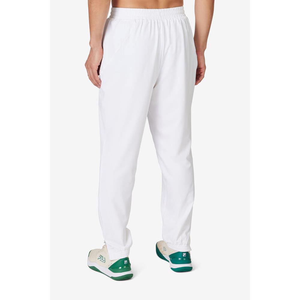 Fila Men's Essentials Woven Court Track Pant - White