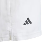 adidas Boys Club 3 Stripe Short - White