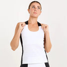 Sofibella Women's Monochrome Tank - White/Black